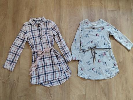 Koselova tunika+opasok+mikina h&m cena spolu, h&m,128