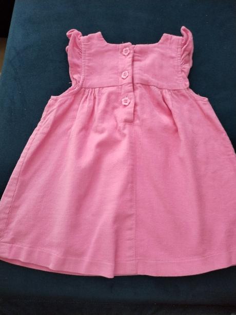 Manchestrové nadčasove šaty, nádherné 74/80, 74