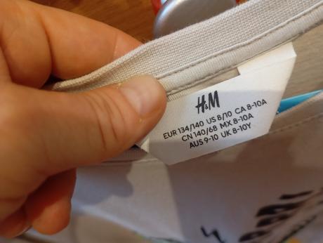 Tričko meniace obrázok, h&m,140