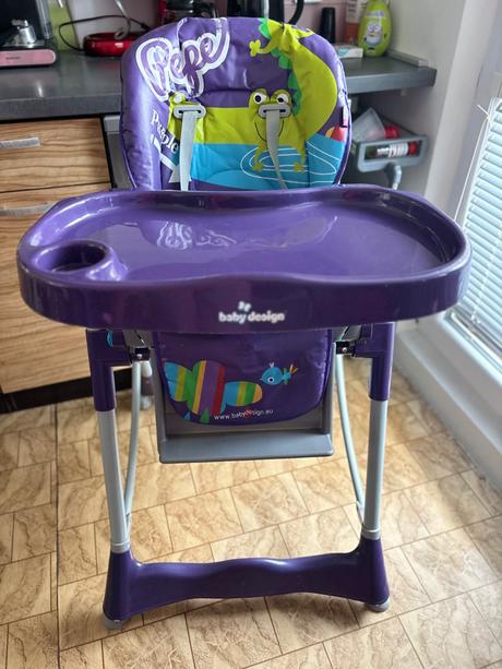 Jedálenská polohovateľná stolička, baby design