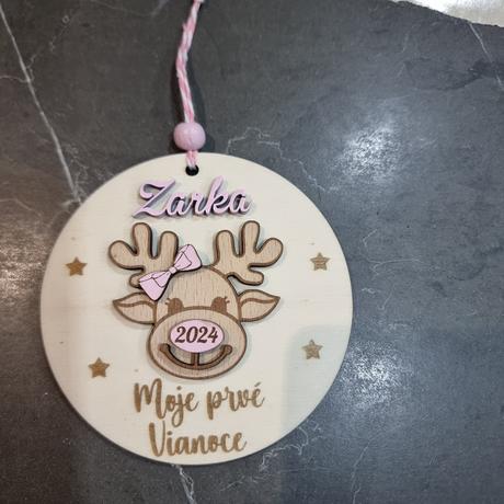 Drevene ozdôbky na stromček, 