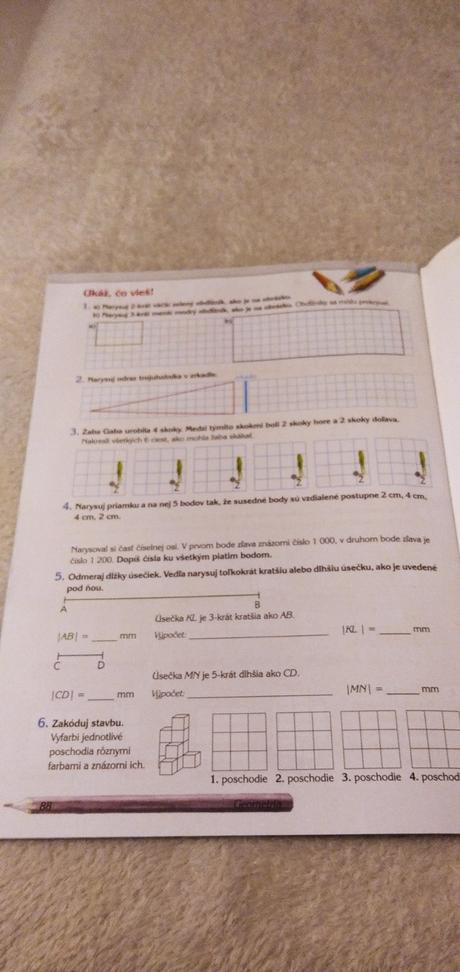 Matematika pracovný zošit 2 časť,