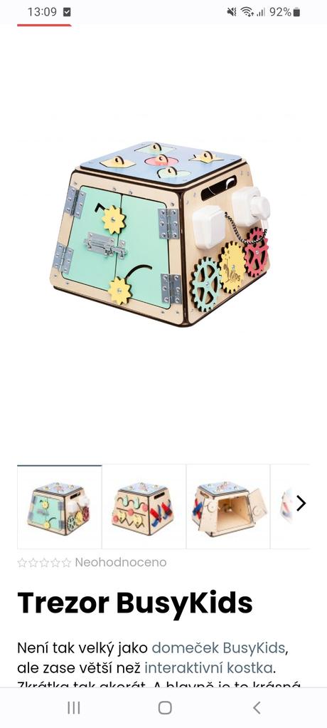 Montessori trezor busykids, 