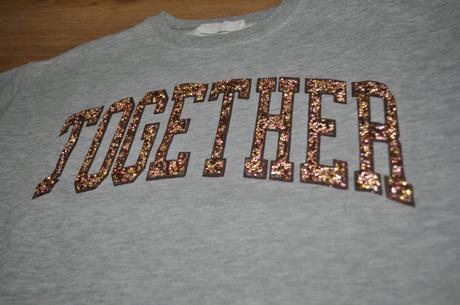 Sivá mikina together, zara,128