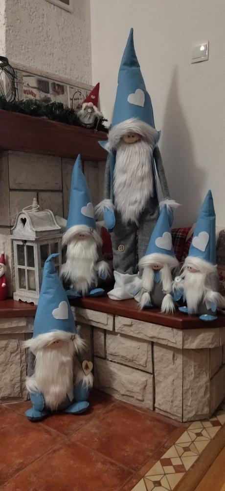 Párik trpaslíkov modrobielych, 