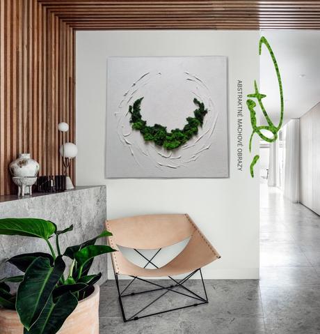 Abstraktny machový obraz, 