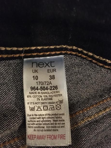 Rifle skinny tmavomodre next, next,38