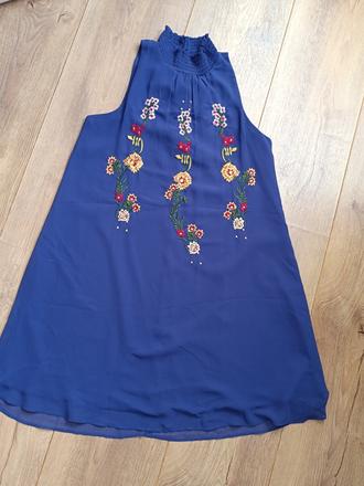 Tmavofialove saty desigual 38, desigual,38