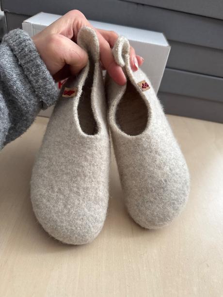 Detské papuče z ovčej vlny living kitzbühel, 31