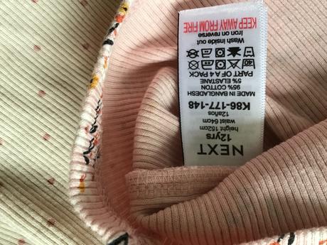 Vrúbkované tričká next cena za kus, next,152