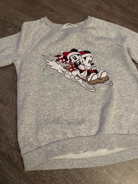 Vianočná mikina, h&m,146
