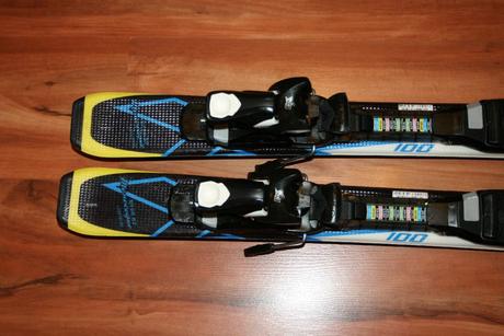 Detské lyže salomon x race 100 cm , lyžiarky, salomon,100-109 cm