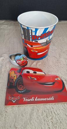 Cars knižka a kôš (mcqueen), 