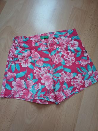 Krásne šortky 98/104, benetton,98