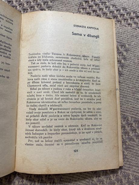 Krásna stará retro kniha tarzanove šelmy 1969,