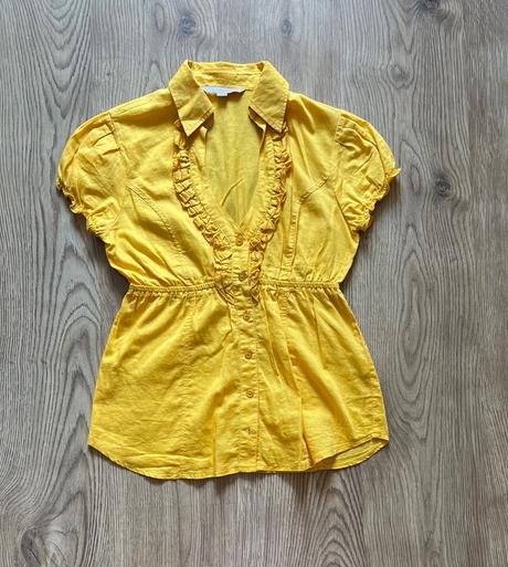 Romantická blúzka s volánikmi, tally weijl,xs