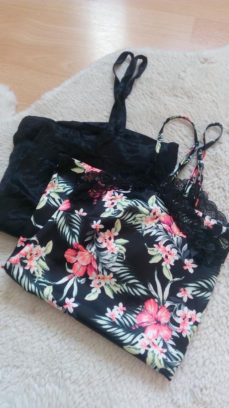 2x saténové tielko, s