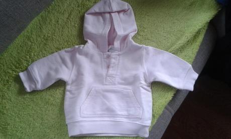 Bledoružová mikinka 2-4 mesiace, h&m,62