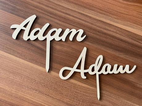 Personalizovaný zápich na tortu, 