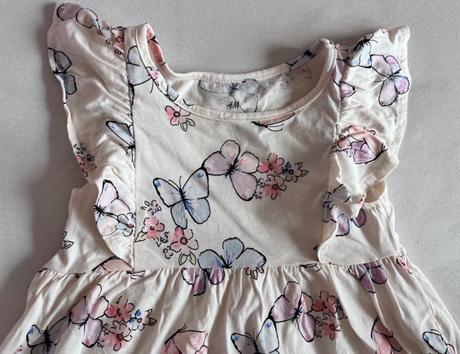 Prekrasne 1x oblecene volanikove satocky, h&m,98