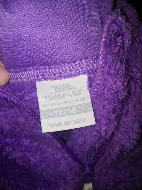 Chlpatá mikinka zn. trespass, 86