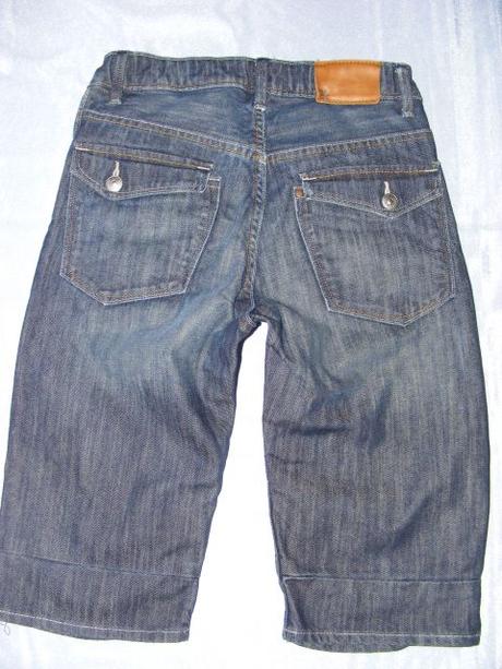 Rifľové bermudy zn. h&m, h&m,140