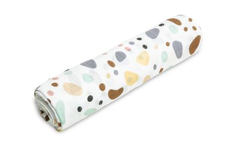 Sensillo mušelínová plienka kamienky 120x120cm, 