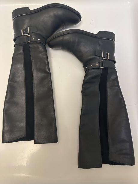 Kožené vysoké čižmy, 38