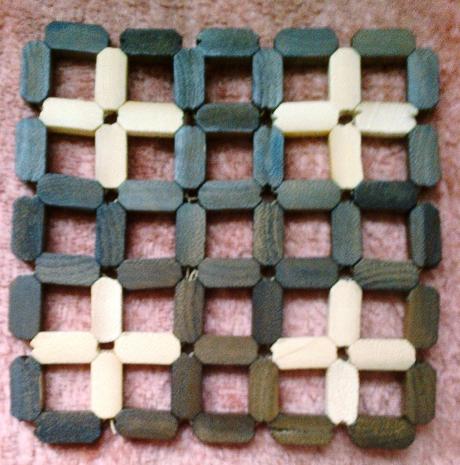 Bambusová podložka pod horúce nádoby, 