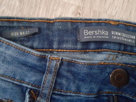 Rifle high waist, bershka,m