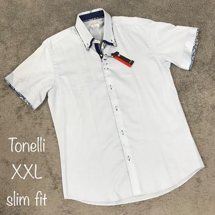 Pánska košeľa tonelli slim fit, xl