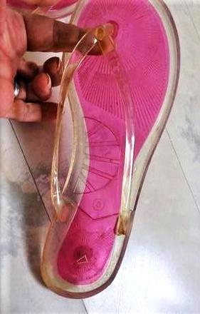 Plážové gumené žabky, 39