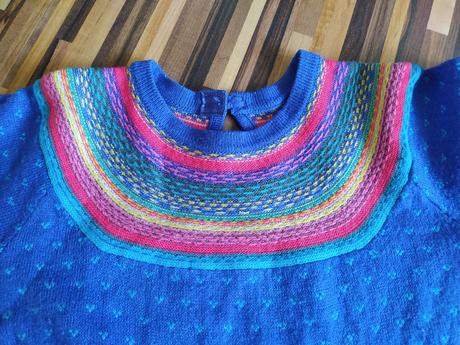 Teple dievčenské saty marks&spencer 2-3r. top stav, marks & spencer,98