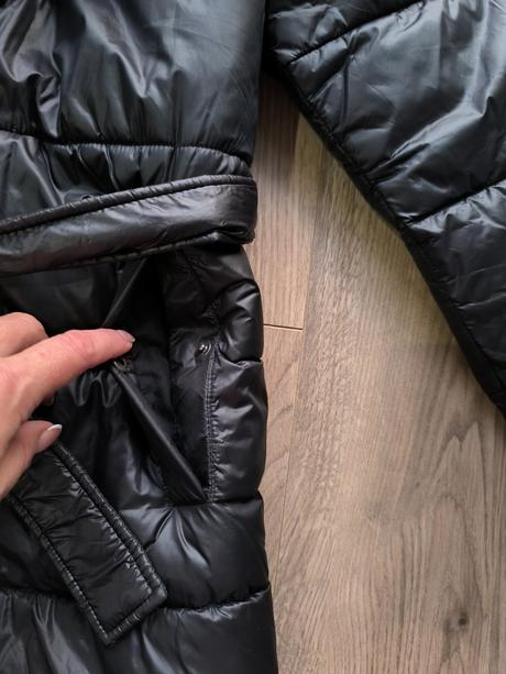 Prechodná teplejšia bunda lesklá čierna, only,l