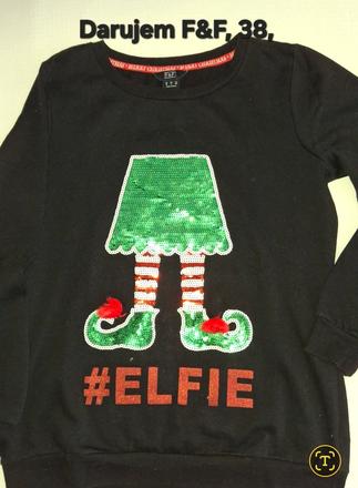 Darujem vianočný dámsky pulóver., f&f,38