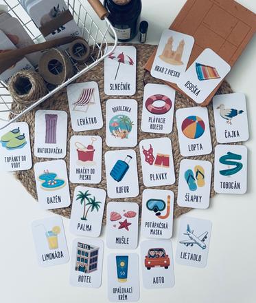 Ideme na dovolenku - komunikačné kartičky, 