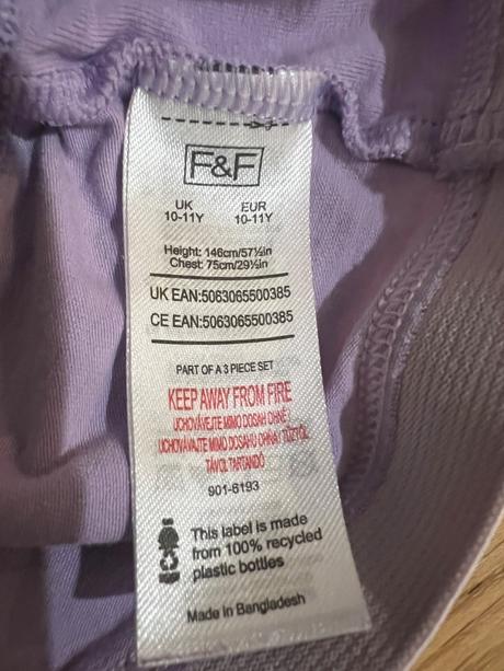 Dievcenske podprsenky 3 kusy, tesco,146