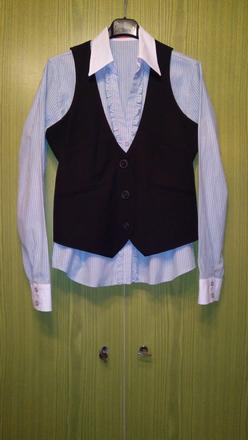 Blúzka a vesta 38, l