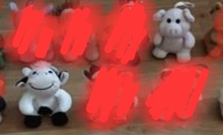 Plysove zvieratka 2ks, 