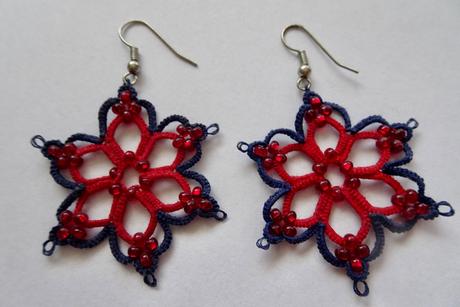 Náušnice červené, 