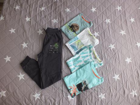 4x tričko + tepláky, pepco,158