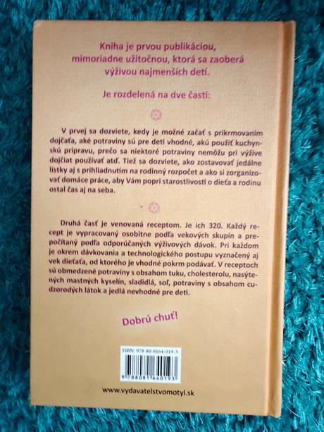 Receptár zdravej výživy pre dojčatá a deti,