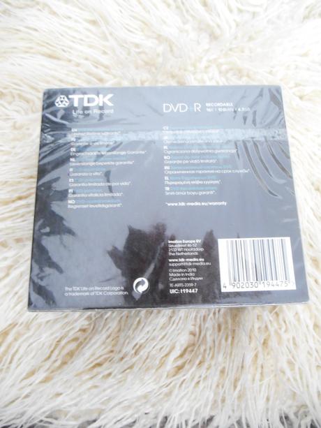 Tdk dvd +r,