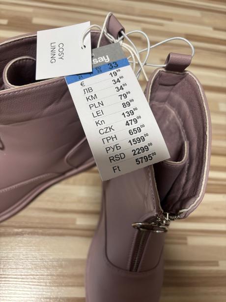 Čižmy pre dievča, sinsay,33