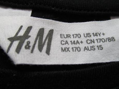 Tričko, h&m,170