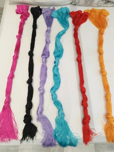 Závesy-zaclony šnurkové, 