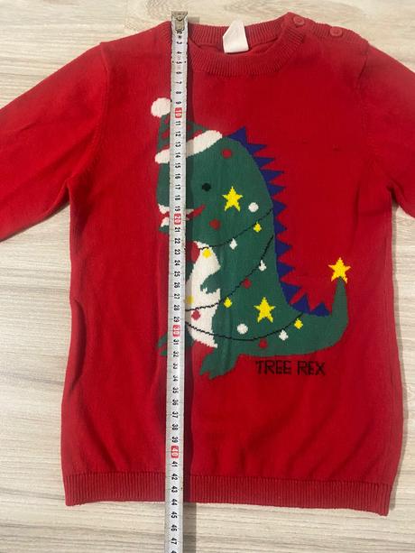 Vianočný svetrik, h&m,98