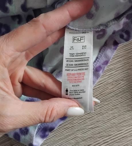 Teple pyzamka, f&f,122