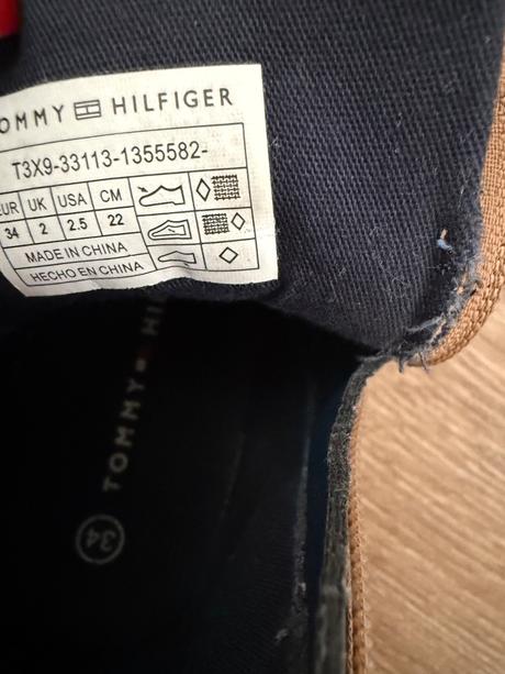 Jesenné topanky tommy hilfiger, tommy hilfiger,34