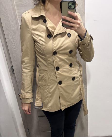 Prechodný trenčkot, stradivarius,m